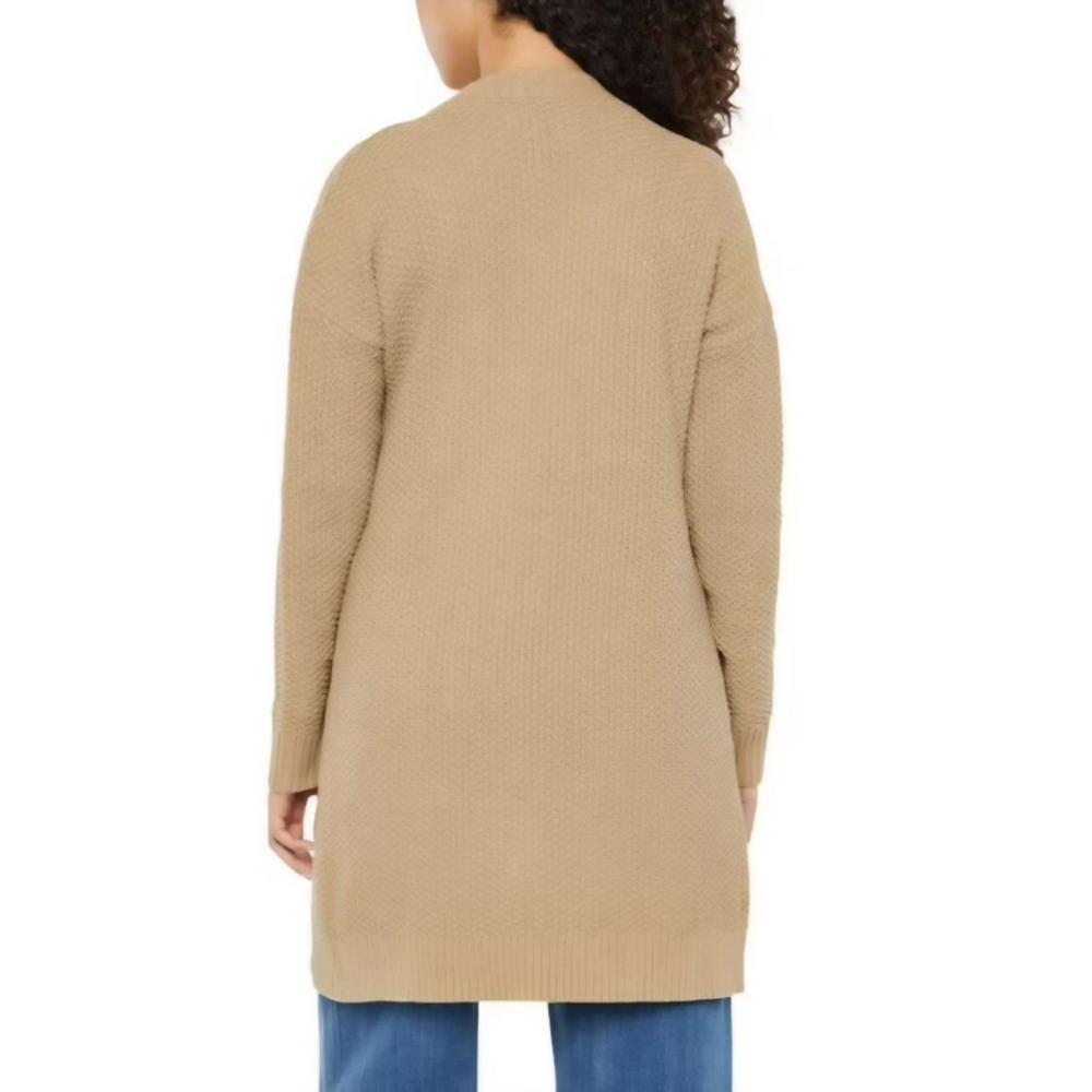 Women's GAP Taupe Longline Cardigan XL - Picture 2 of 7